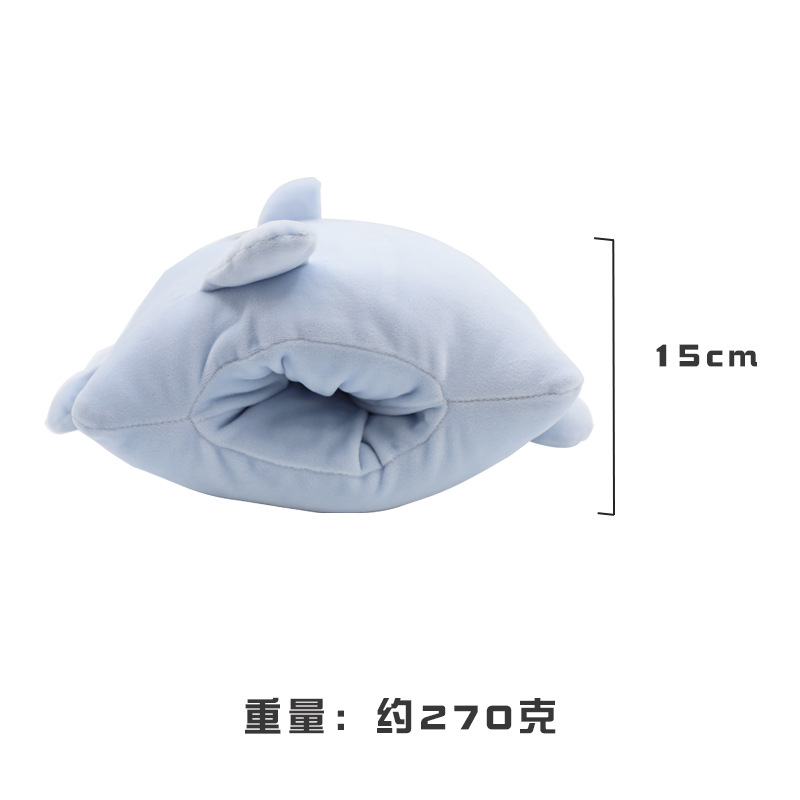 Custom-made cartoon cute rabbit throw pillows, Kanglewu plush toys order, cotton-filled winter warmth and hand warmth cover order pic 7