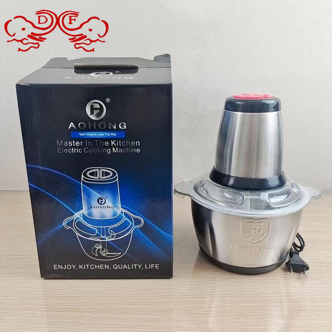 DF99701 Household electric stainless steel meat grinder, multi-functional food processor, commercial chili blender, food processor DF TRADINGHOUSE