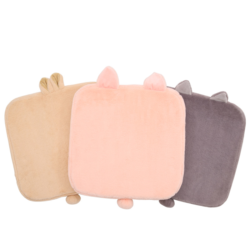 Cartoon cute animal sponge seat cushion, Kang Le Wu high-density sponge thickened flatbed cushion custom-made Specification image