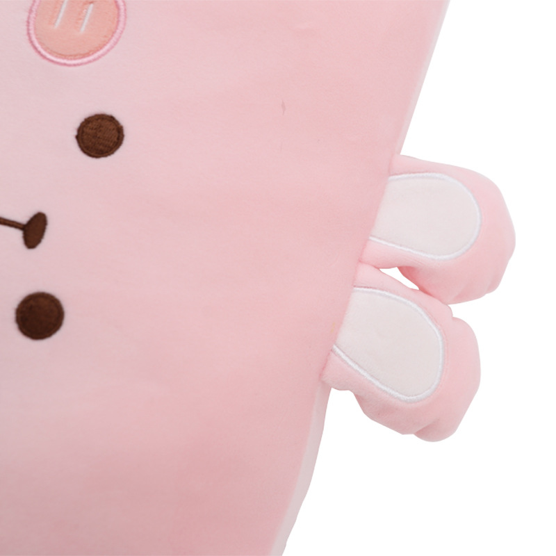 Custom-made cartoon cute rabbit throw pillows, Kanglewu plush toys order, cotton-filled winter warmth and hand warmth cover order pic 10