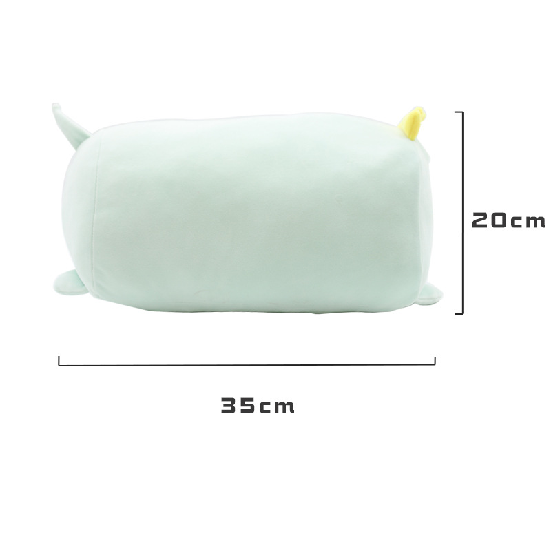Customized manufacturer's Kanglewu cartoon cute animal throw pillow plush toys order, elastic super soft PP cotton custom-made Specification image