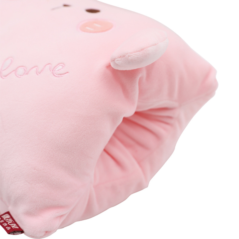 Custom-made cartoon cute rabbit throw pillows, Kanglewu plush toys order, cotton-filled winter warmth and hand warmth cover order pic 11