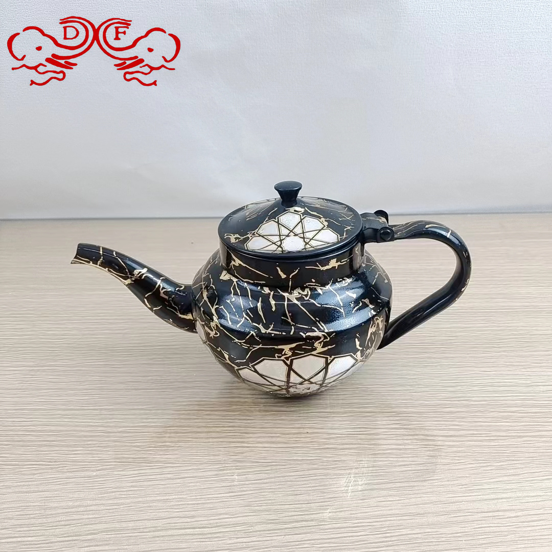 DF99854 Small tea kettle, ceramic, restaurant tea kettle, lily kettle, restaurant small teapot, boiling kettle, DF TRADINGHOUSE Specification image