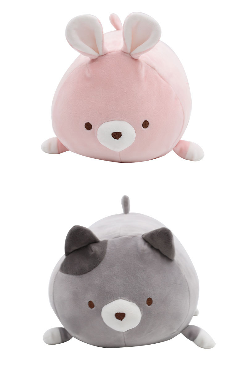 Kanglewu Cartoon cute little animal throw pillows, plush toys, custom elastic super soft PP cotton ordering and ordering pic 6