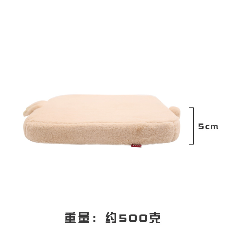 Cartoon cute animal sponge seat cushion, Kang Le Wu high-density sponge thickened flatbed cushion custom-made pic 7