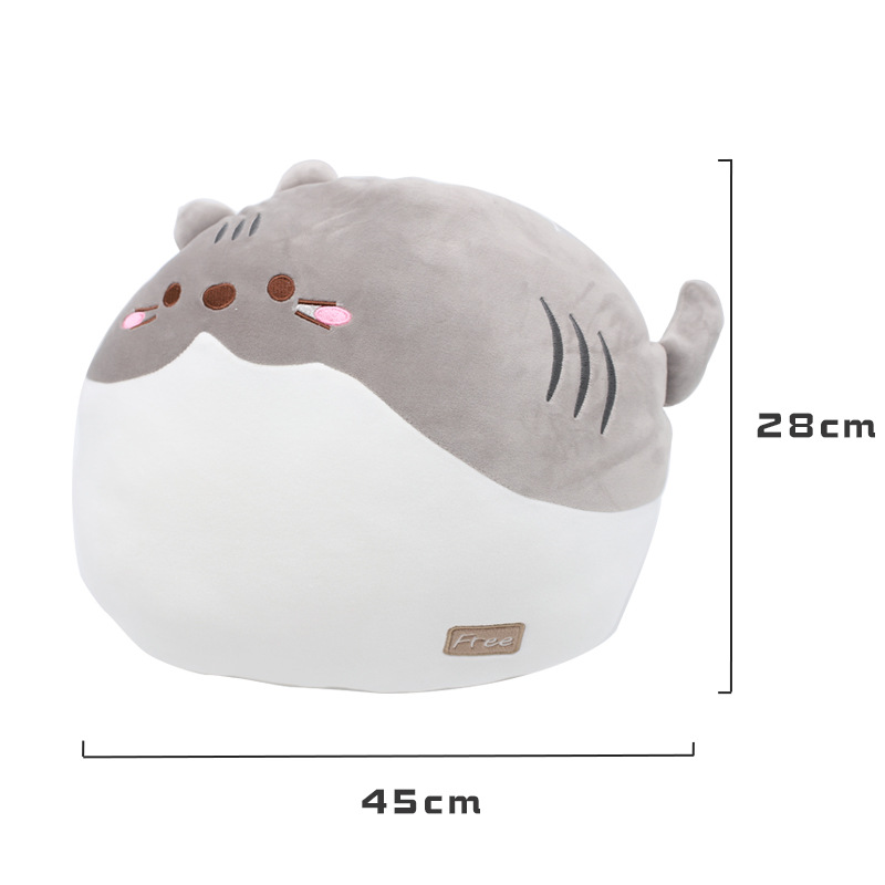 Kanglewu Cartoon cute animal throw pillows, plush toys, custom-made elastic super soft PP cotton Specification image