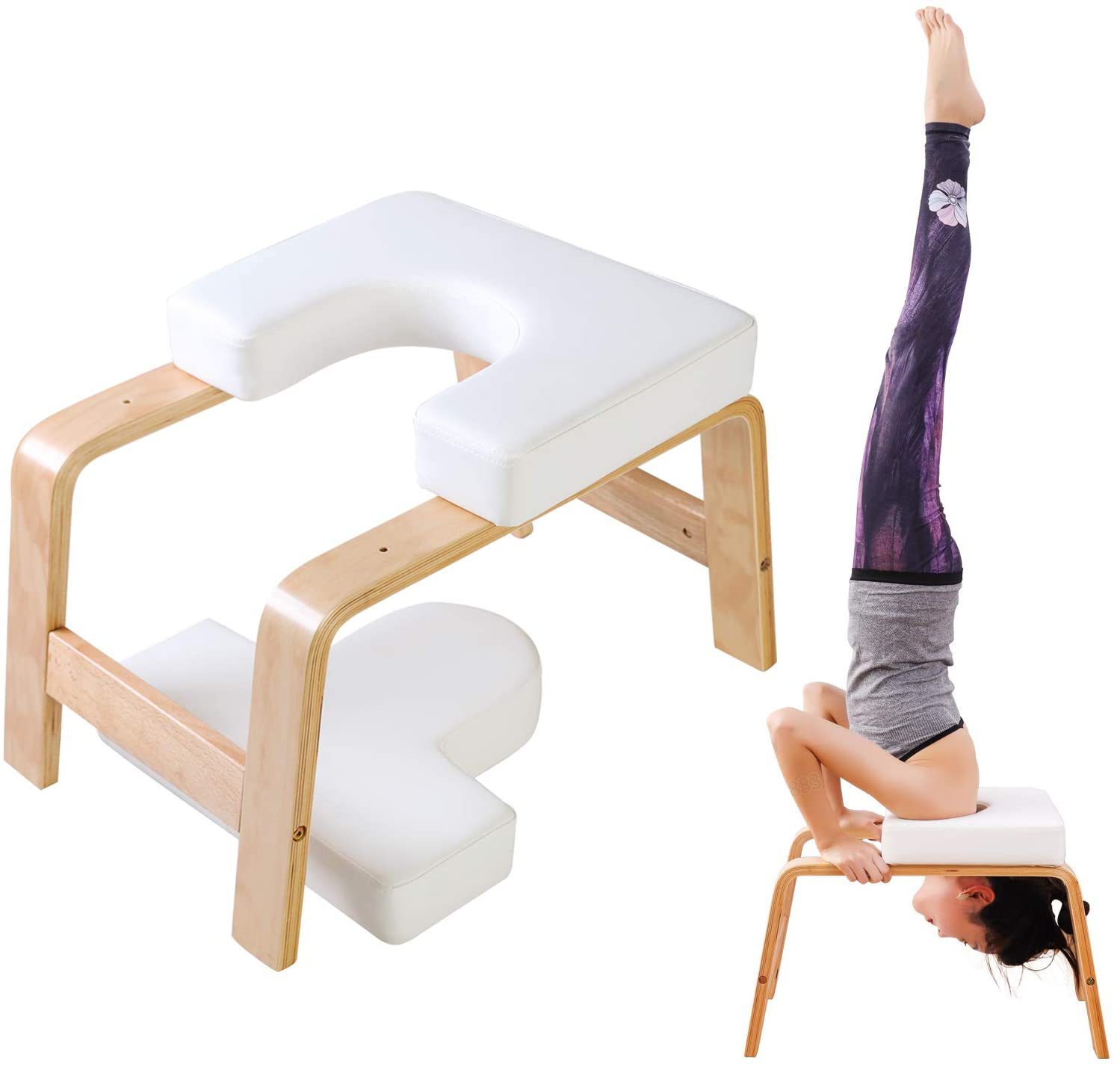 多功能瑜伽倒立凳 健身塑型神器 腰椎颈椎舒缓器 助力器 肥胖减肥辅助工具 脱发缓解神奇装备详情图5