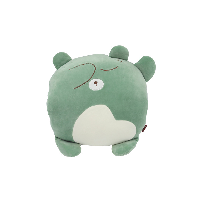 Custom-made cartoon cute throw pillows, Kanglewu plush toys order, cotton-filled winter warm hand warmer orders Item Picture