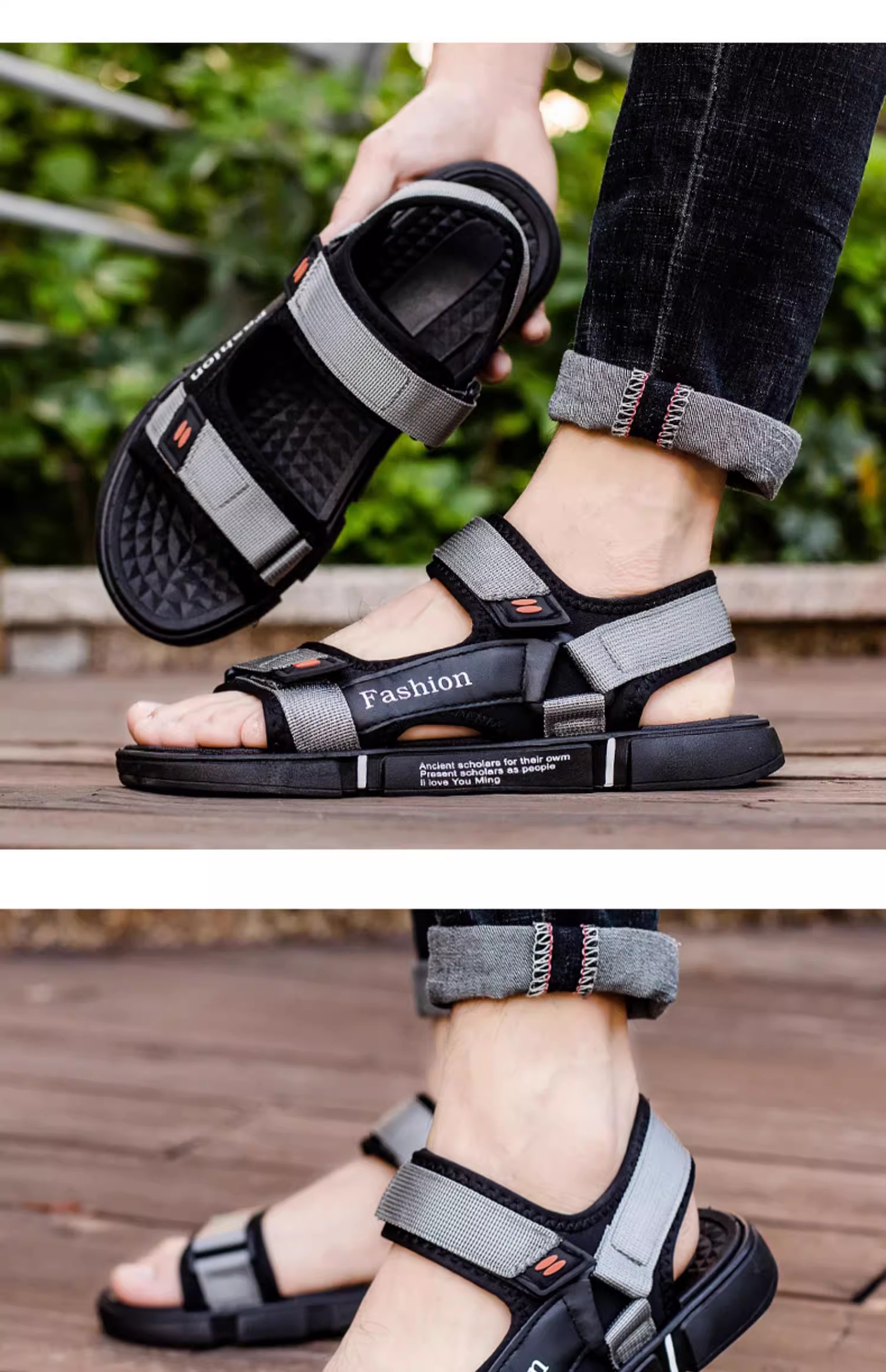 凉鞋/女鞋/罗马凉鞋/洞洞鞋厚底/学生鞋细节图