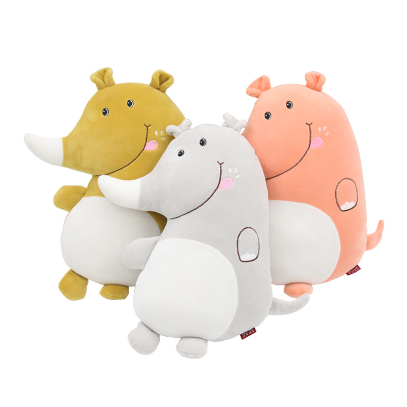 Customized cute cartoon animal throw pillows, Kanglewu dolls, plush toys, and dolls from the manufacturer pic 4