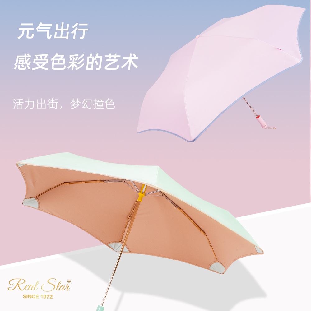 5061 umbrella without beads, three-fold retractable umbrella for sun protection, all-weather umbrella for women, 嗮 umbrella, super wind-resistant umbrella wholesale Application Scenario