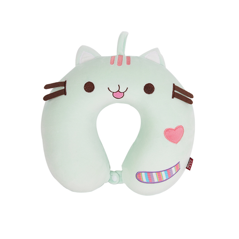 Cartoon animal cat memory foam U-shaped pillow order, Kanglewu office travel airplane neck pillow order Item Picture