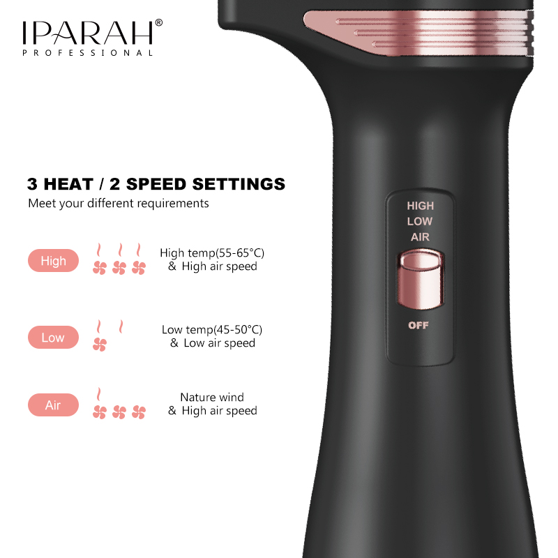 إيباراه262 تصدير عبر الحدود مشط تصفيف الشعر بالهواء مع مشط شعري ساخن Specification image
