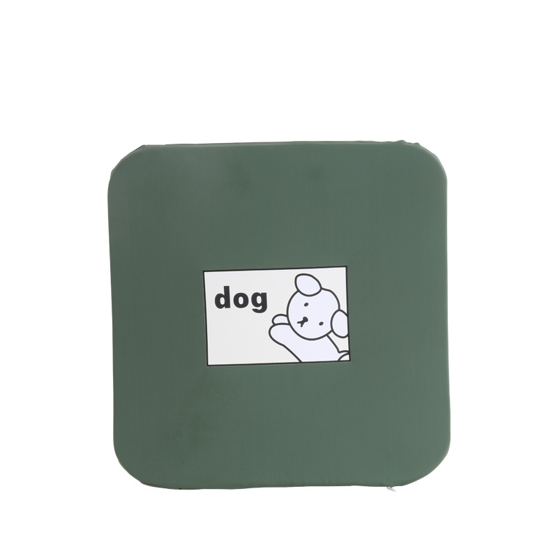 Cartoon cute animal cold-feel sponge seat cushion, square chair cushion of Recreation House, detachable, washable and customizable Item Picture