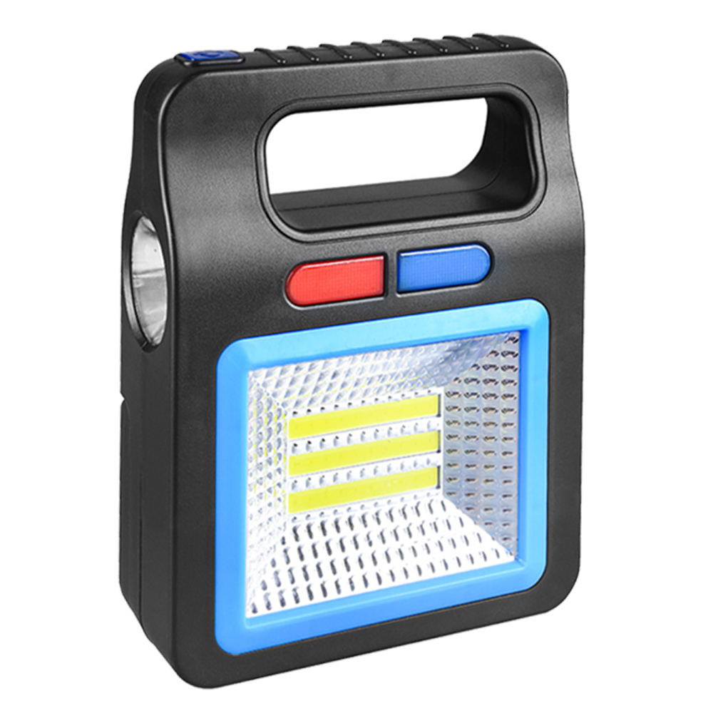Outdoor multi-functional camping lights, COB warning lights, portable searchlights, LED flashlights, solar charging floodlights, portable emergency lights, outdoor work lights, high-intensity tent lights, camping lights Specification image