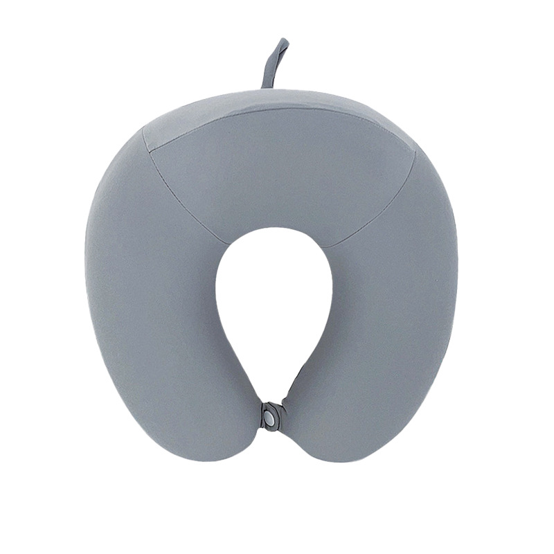 Order Ice Silk Modern Simple Memory foam U-shaped pillow, Kanglewu solid color cold feel high neck pillow, neck guard pillow Item Picture