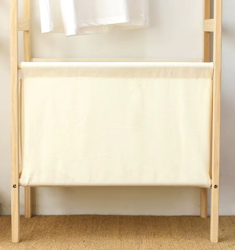 Simple coat rack, floor-standing bedroom hanging rack, solid wood storage rack, coat rack, home clothes rack, creative storage rack pic 9