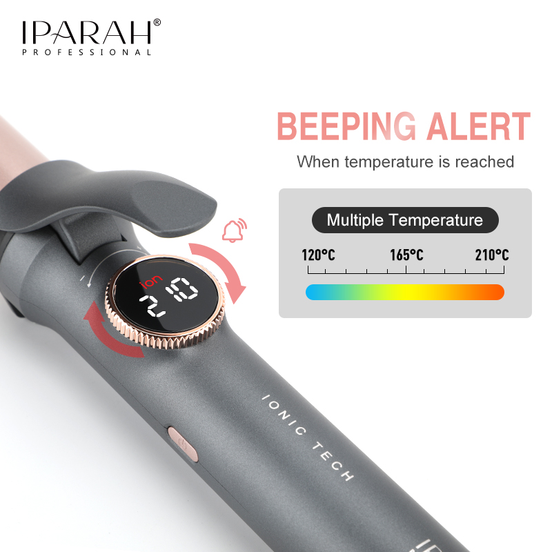 IPARAH Cross-border Export Ceramic Household Curling iron LED Display 205 Application Scenario