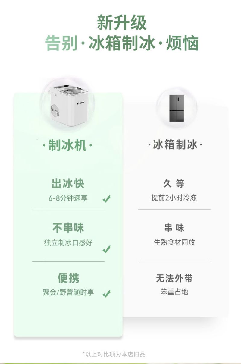 新款智能小型制冰机智能全自动家用冰块制作机详情7