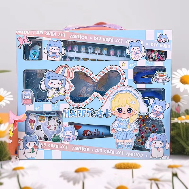 FABER BAODI Quicksand Brick Creative cream glue gift Box stationery set small gift Item Picture