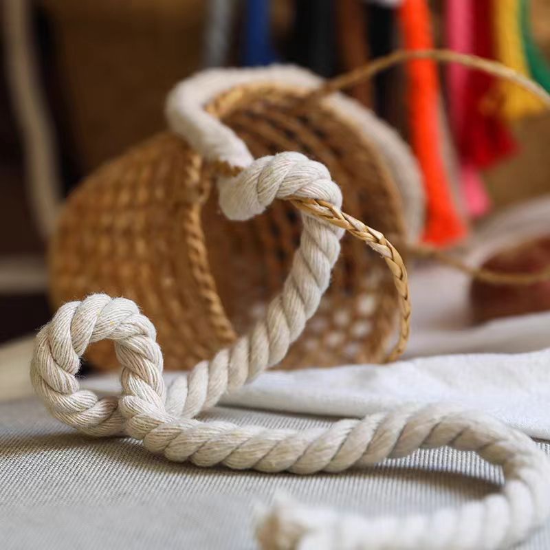 编织棉绳 棉线绳1-12mm手工diy编织挂毯绳捆绑装饰绳吊牌绳镶嵌绳详情图5