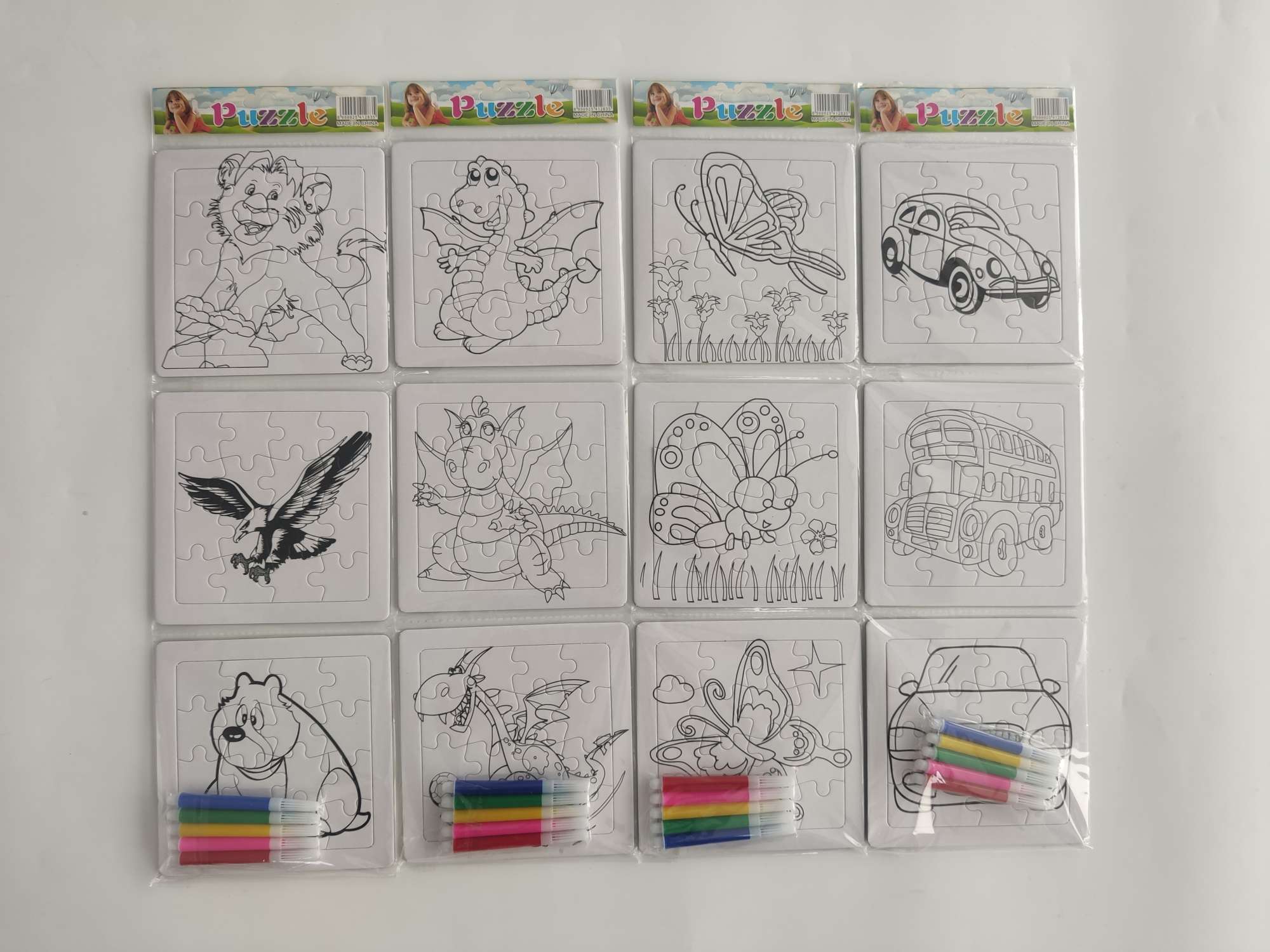 三联 二联 一联 拼图 外贸 带笔拼图 卡递拼图详情图3