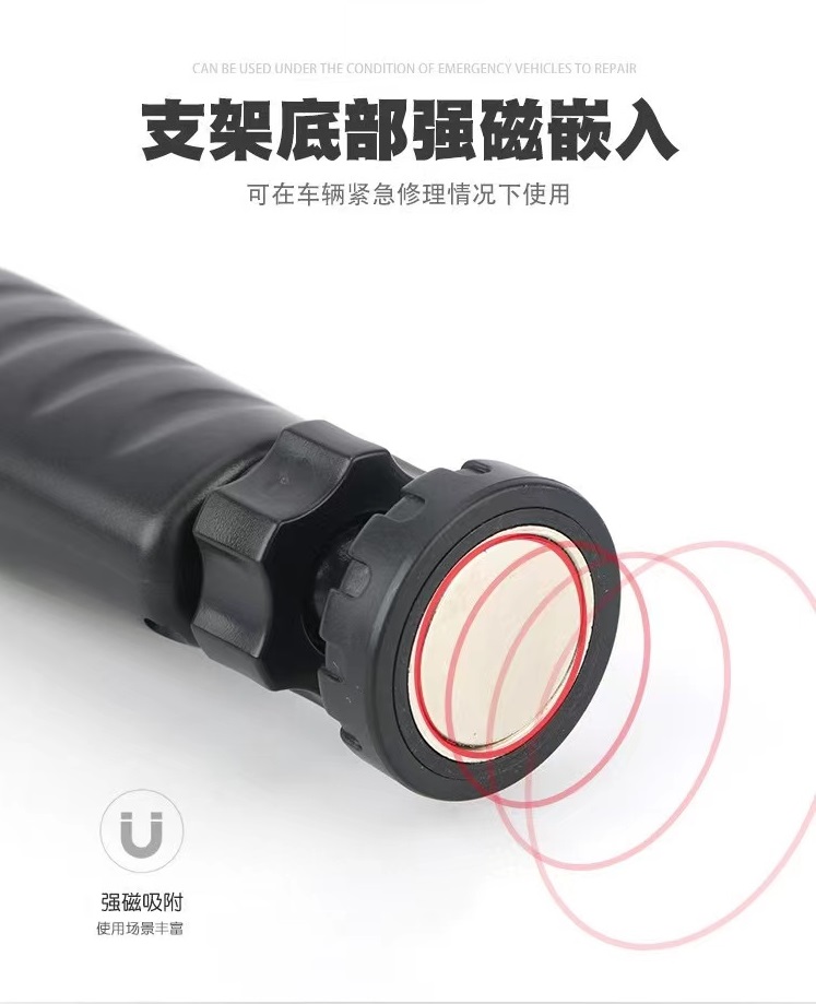 COB磁吸工作灯USB充电汽车检修灯应急照明灯821工作灯手持探照灯超亮手电筒露营灯多功能户外工作灯详情6