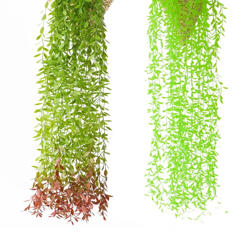 Artificial Willows And Willows Over The River Dragon Wall Hanging Rattan Hanging Plant Wall Wedding Wall Decoration Green Decoration
