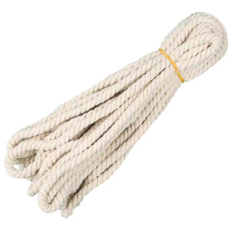 编织棉绳 棉线绳1-12mm手工diy编织挂毯绳捆绑装饰绳吊牌绳镶嵌绳详情图2