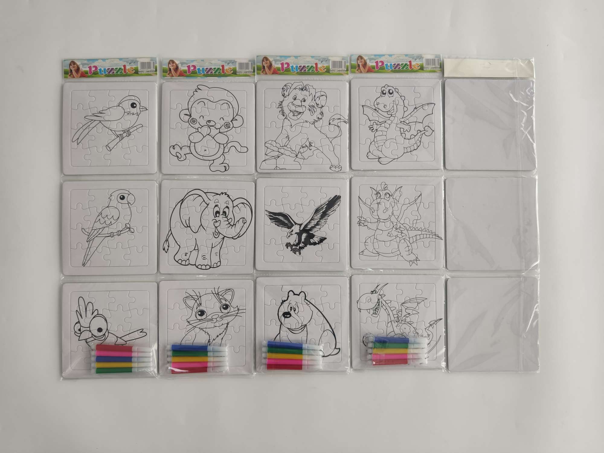 三联 二联 一联 拼图 外贸 带笔拼图 卡递拼图详情图6