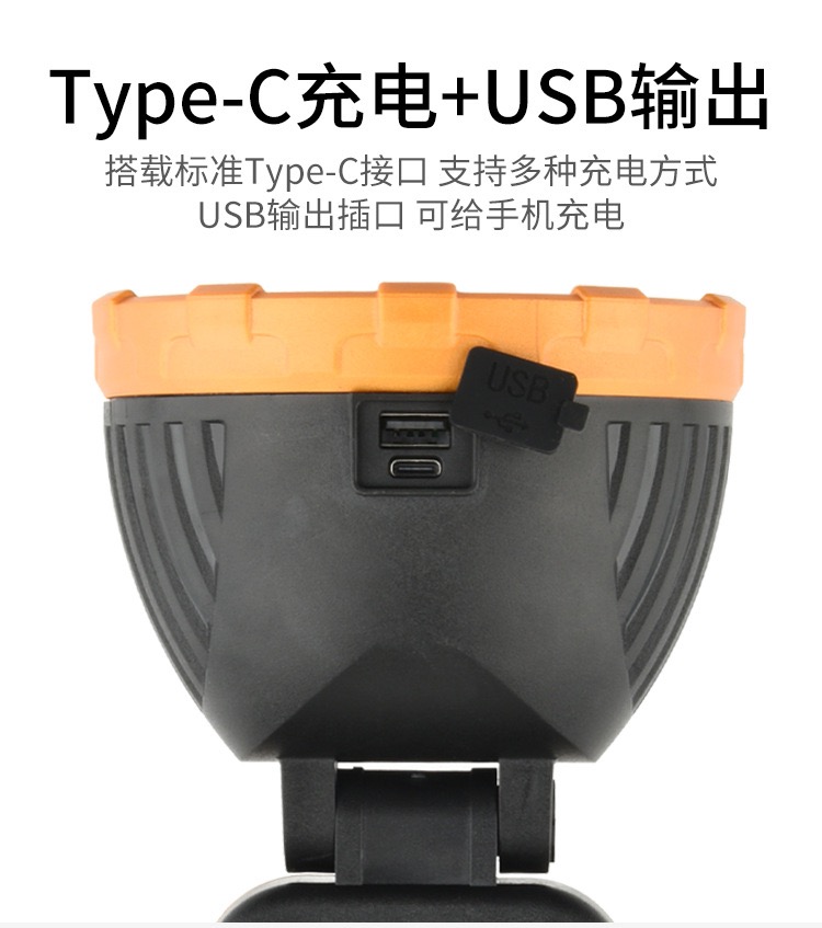 LED手提工作灯户外多功能应急灯太阳能充电探照灯手电筒强光露营灯8033工作灯超亮维修灯便携手提工作灯详情5