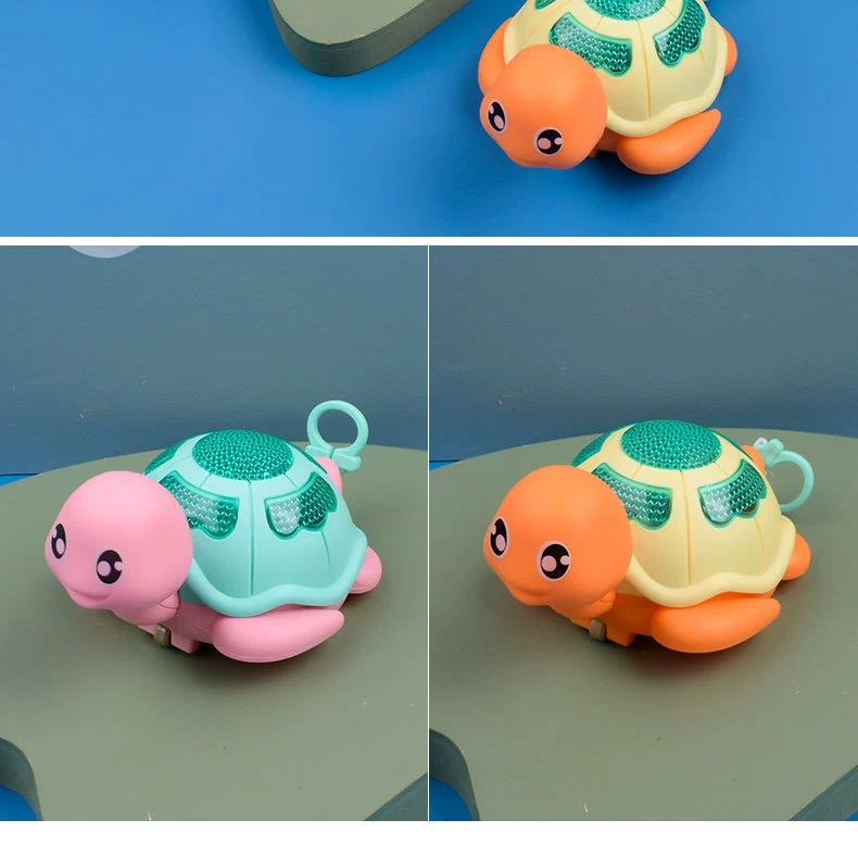 Direct sales from the manufacturer of the popular children's drawstring turtle rebound luminous toy detail image 8