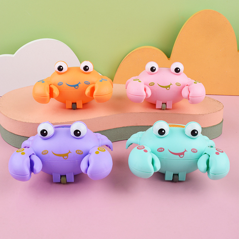 Wholesale supply of the popular children's little crab pulling string and glowing toy factory, direct delivery Item Picture