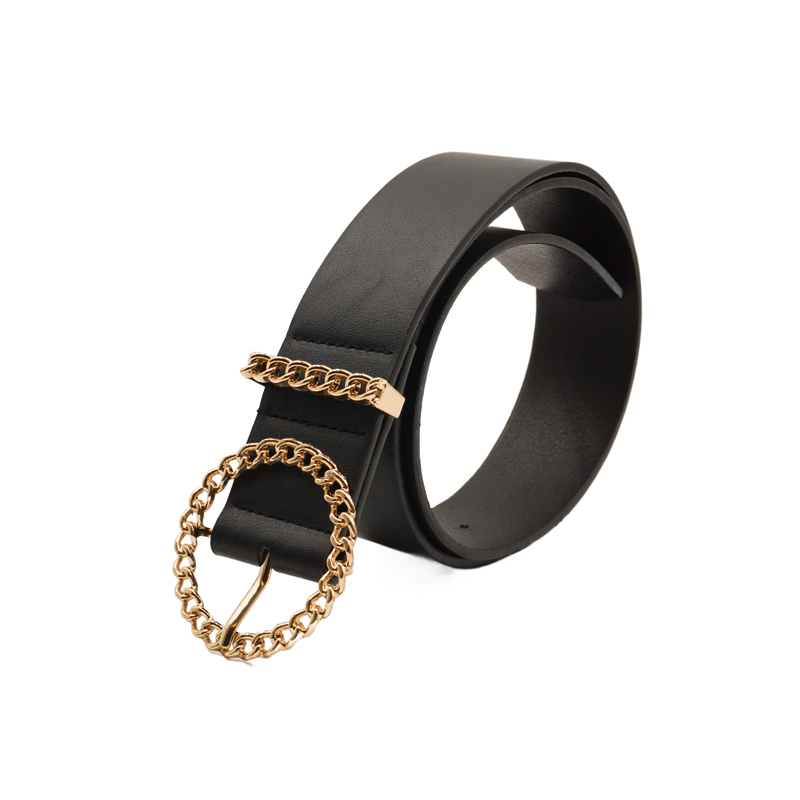 Cross Border Direct Mail Fashion Trend 100 Wide Belt Buckle Hollow Design Simple Atmosphere Flat Belt For Men And Women Application Scenario