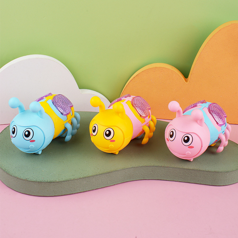 Wholesale supply of the popular children's educational and cute toys with drawstring resilience and glowing little bees from the factory, direct delivery Item Picture
