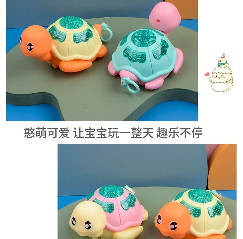 Direct sales from the manufacturer of the popular children's drawstring turtle rebound luminous toy detail image 6