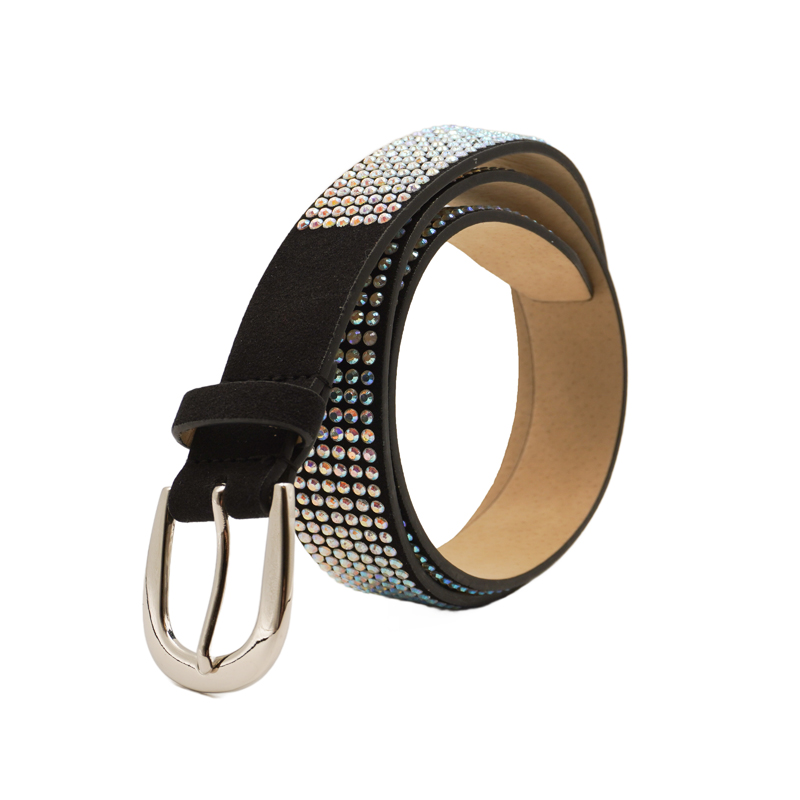 Cross-Border Fashion Trend All Diamond Belt With Diamond Belt Decorative Diamond Belt European Perfect Rhinestone Belt Women's Jeans With Belt Fanny Pack Women's Diagonal Fashion Walking Belt Specification drawing