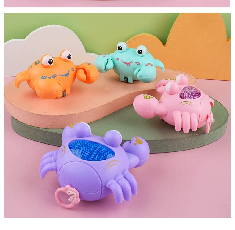 Wholesale supply of the popular children's little crab pulling string and glowing toy factory, direct delivery detail image 8