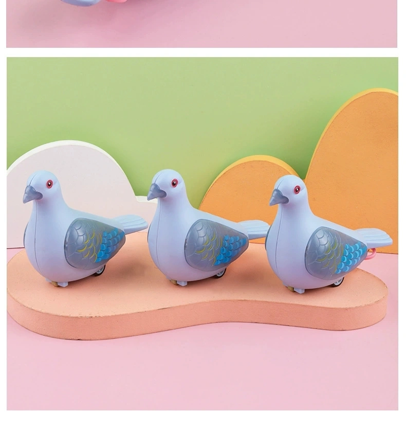 Children's creative drawstring style running and glowing little pigeon educational toys for boys and girls, direct sales from the manufacturer detail image 8
