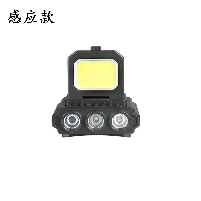 High-intensity sensor headlamps, outdoor running and cycling lights, ultra-bright head-mounted flashlights, 801 headlamps, outdoor fishing lights, adventure lights, outdoor emergency work lights, COB headlamps, night fishing headlamps details Picture