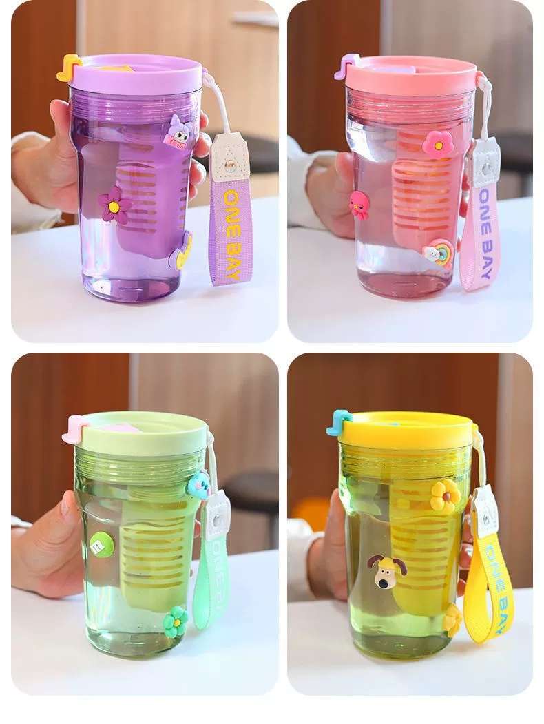 S98-Hyp1010 Anti-Fall Tea Cup With Tea Glass New Water Cup High Appearance Level Coffee Cup Explosive Water Bottle Specification drawing