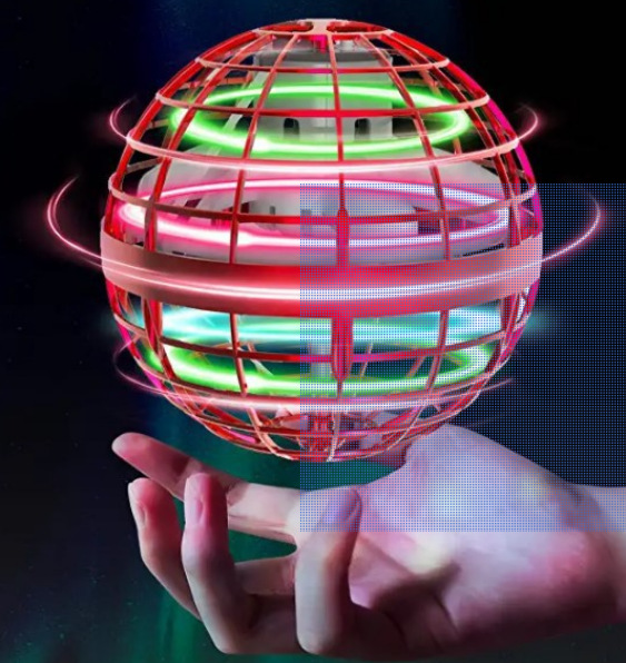 Spinning balloon UFO, smart magic ball, stress-relieving black technology spinning ball, toy gift, unmanned ball detail image 1