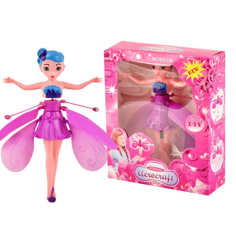 Factory direct sales of children's toys: Luminous suspended little bee fairy Fairy Helicopter Sensing aircraft detail image 4