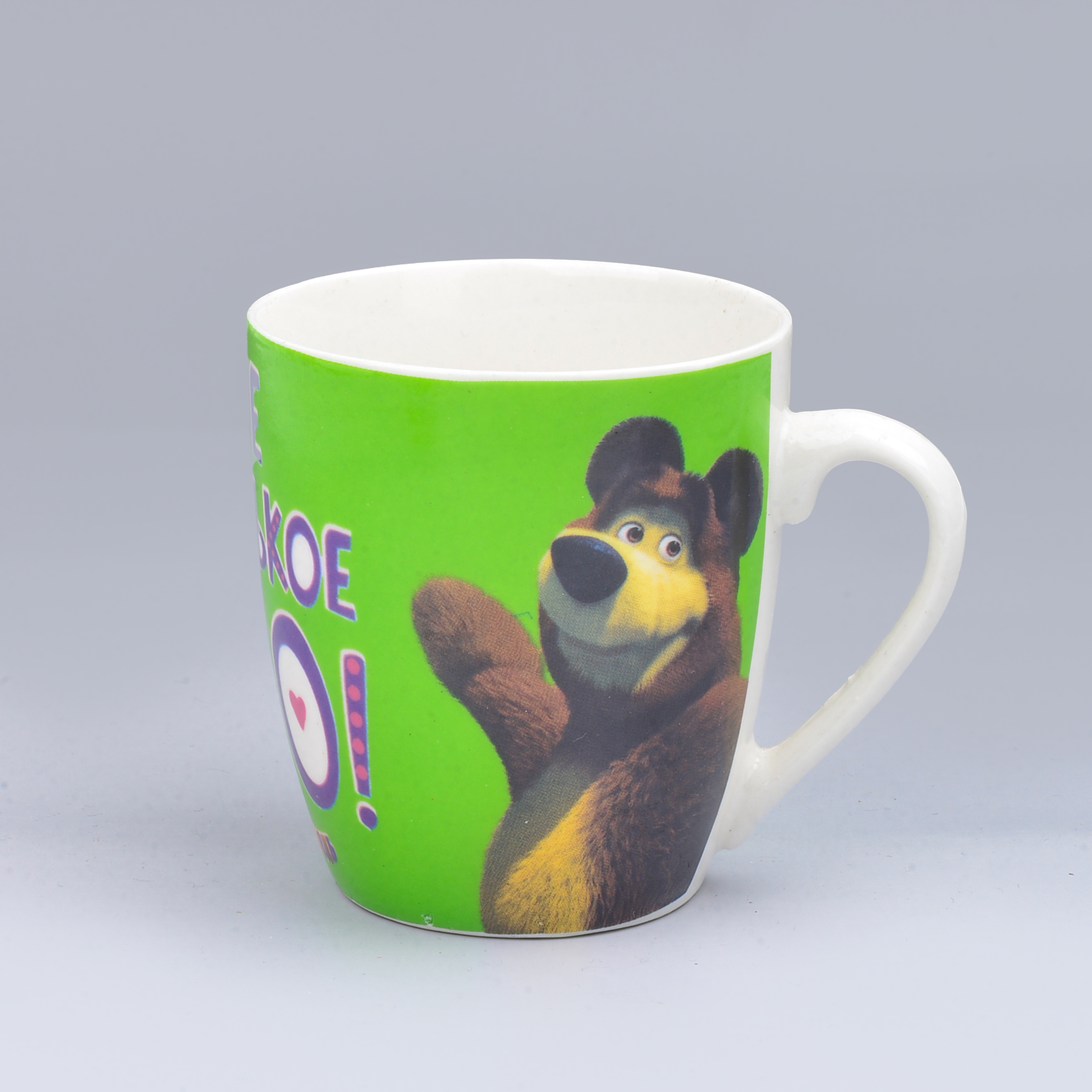 Cross Border Ceramic Cup Mug Color Through Cute Bear Series Foreign Trade Baked Flower Cup Ceramic Cup Application Scenario