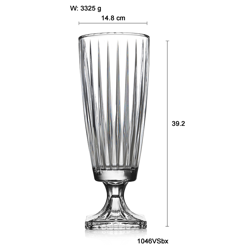   创意简约水晶玻璃花瓶  水养插花 玻璃花瓶 透明玻璃客厅装饰摆件   GZSJ-1详情图2