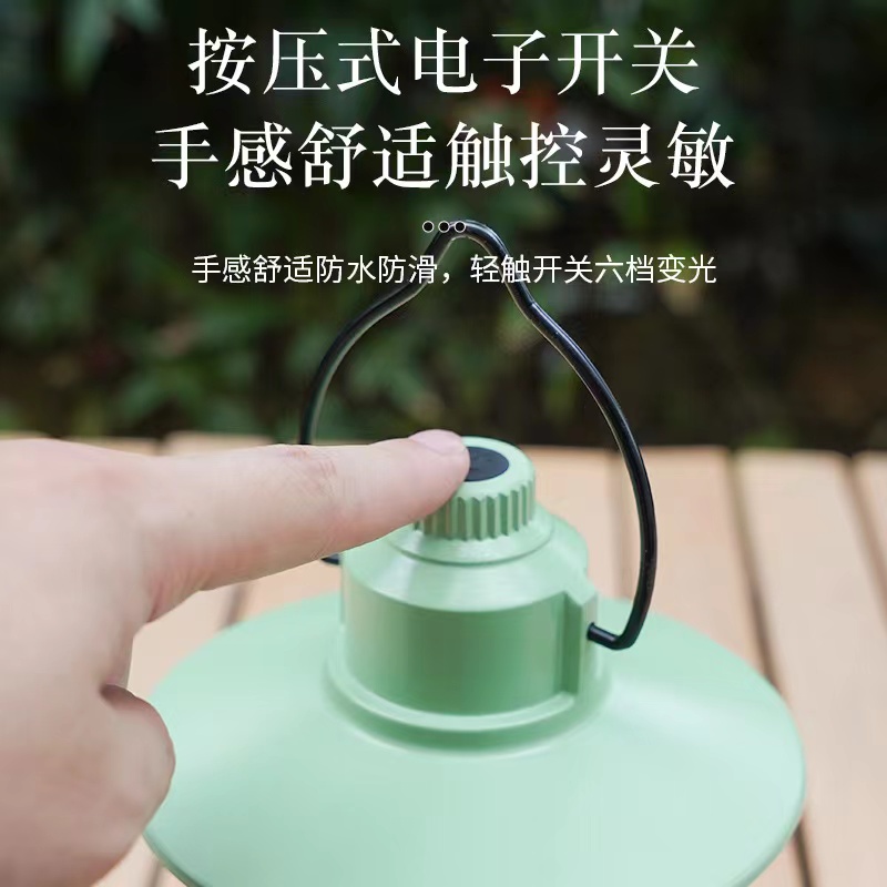 户外野营帐篷灯手提灯复古马灯帐篷氛围灯多功能LED手提灯户外应急灯L28野营灯户外防水野营灯详情图2