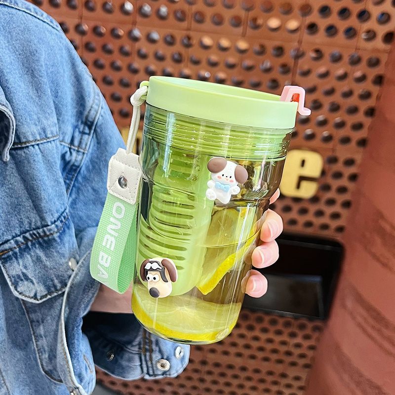 S98-Hyp1010 Anti-Fall Tea Cup With Tea Glass New Water Cup High Appearance Level Coffee Cup Explosive Water Bottle Application Scenario