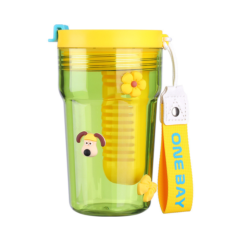 S98-Hyp1010 Anti-Fall Tea Cup With Tea Glass New Water Cup High Appearance Level Coffee Cup Explosive Water Bottle details Picture