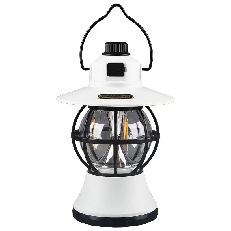 户外野营帐篷灯手提灯复古马灯帐篷氛围灯多功能LED手提灯户外应急灯L28野营灯户外防水野营灯详情图5