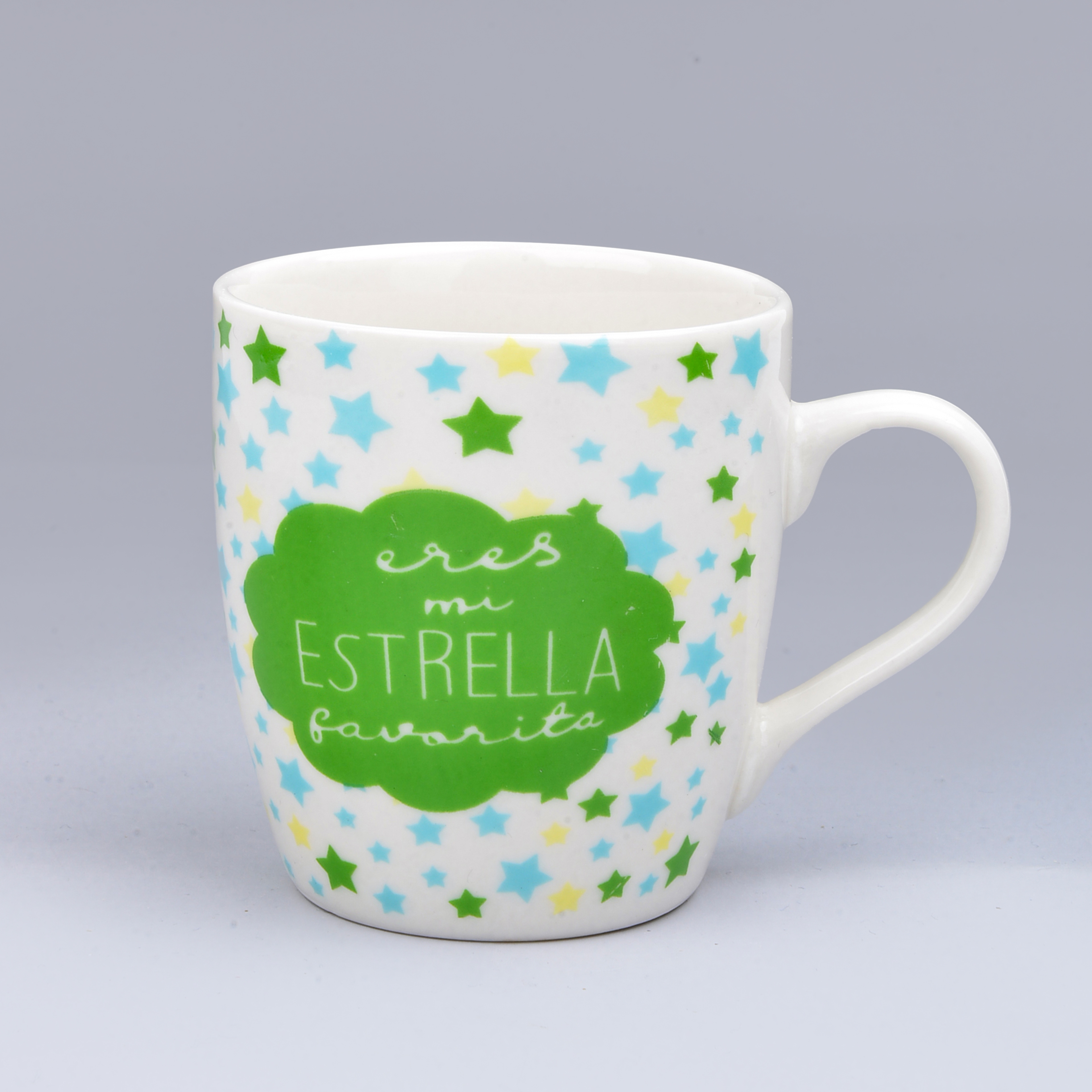 Cross-Border Ceramic Mug Mug Macaron Color Love Polka Dot Series Pattern Foreign Trade Roast Flower Cup Ceramic Coffee Cup Application Scenario